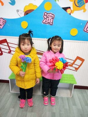 金蘋果幼兒園小二班可愛的寶貝們棒棒噠
