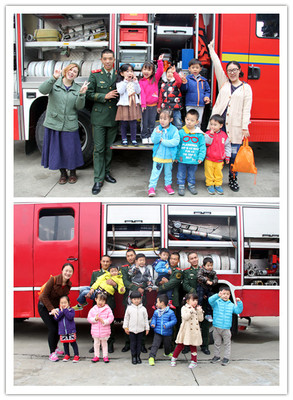消防知識我知道——金蘋果幼兒園消防宣傳日系列活動紀實
